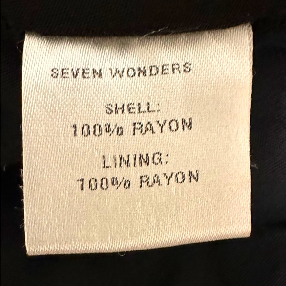 Seven Wonders Black White Spots Crop Top w Tie Wide Bell Sleeves Shirt Blouse 6 - Picture 14 of 16